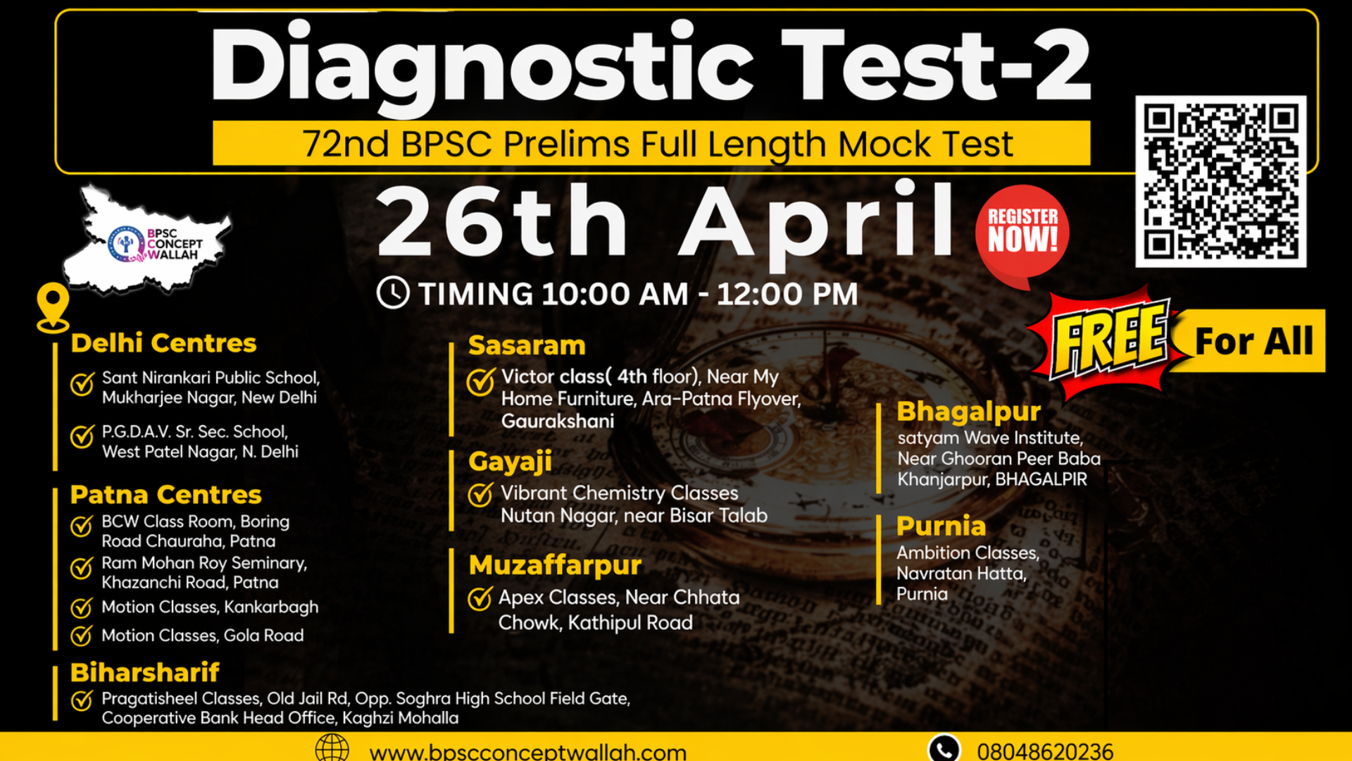 Diagnostic Test-02 Test centre Details